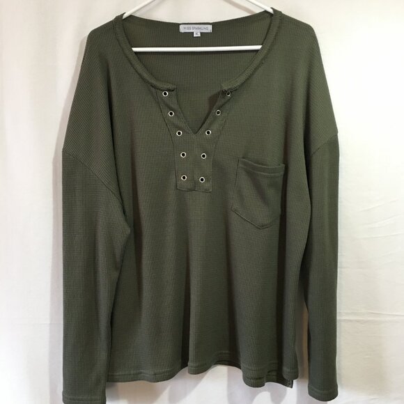 Miss Sparkling waffle Knit Top - Picture 1 of 3